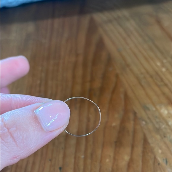 Catbird Threadbare Gold Stacking Ring - Picture 2 of 5